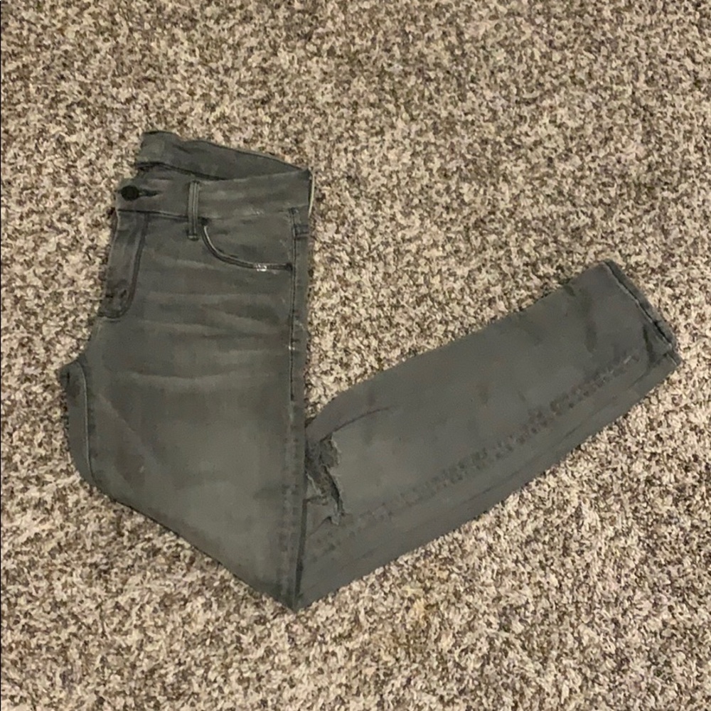 Distressed jeans